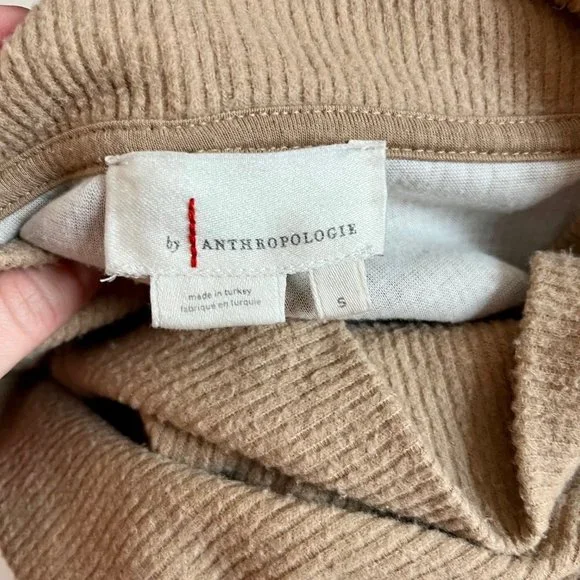 By Anthropologie oversized ribbed mock neck sweater tunic - Picture 4 of 5